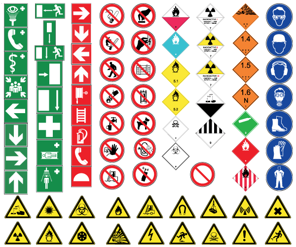 Free Download Safety Signs And Symbols